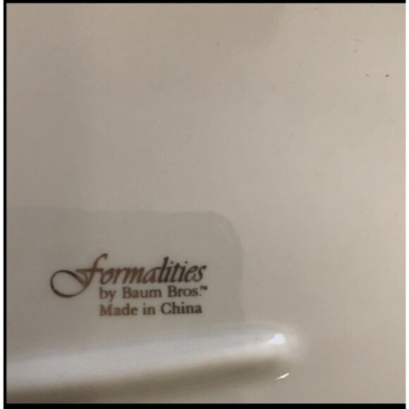 Set Of 3 Vintage Floral Porcelain Plates With Intricate Cutout Design & Pink Ros - Picture 14 of 16